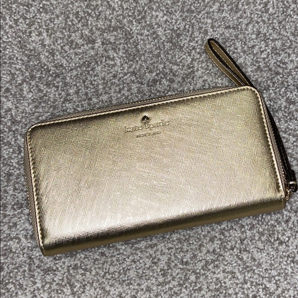 Kate spade wallet faux leather